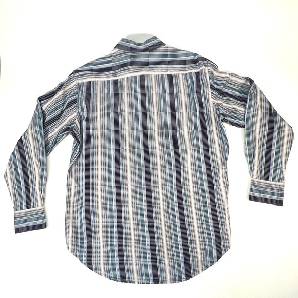 Robert Graham Long Sleeve Knowledge Wisdom Truth Mens L Flip Cuff StripeRainbows - Picture 7 of 16